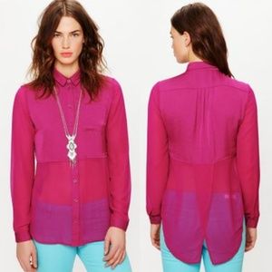 Free People Best of Both Worlds Button Down Tunic